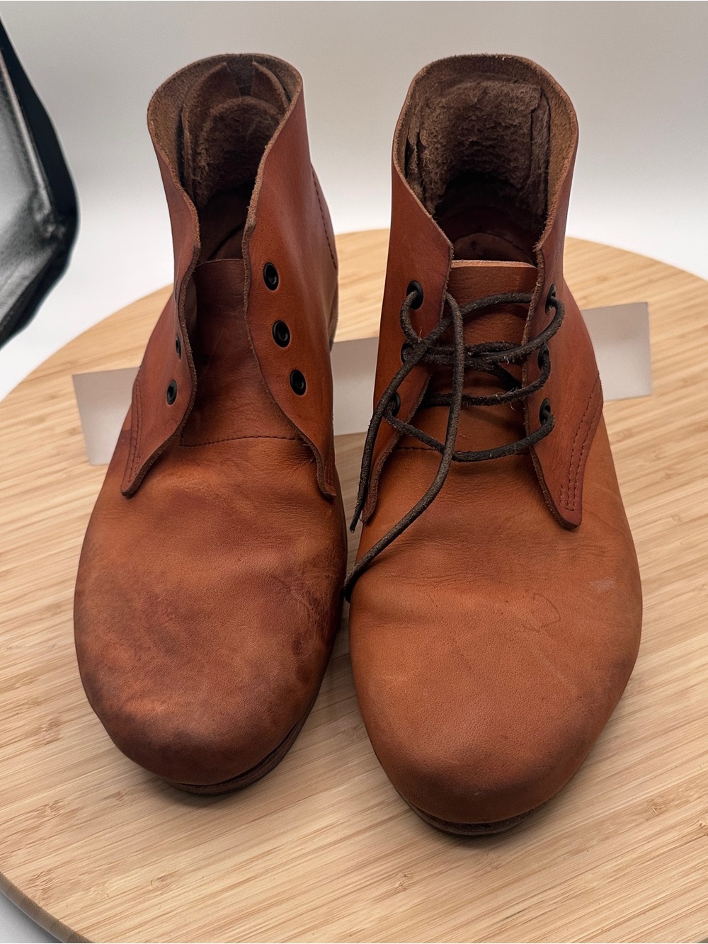Bespoke, sturdy Chukka boots Size 12 Wide. Original boots made by cobbler. - Picture 4 of 15
